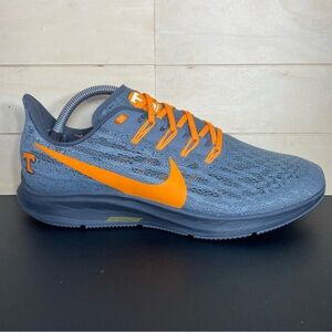 Nike Zoom Pegasus 36 UT Vols Men's Size 9 Running Shoes Grey Orange CI2081-001